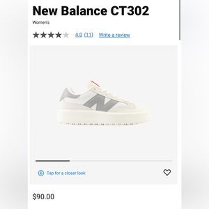 New Balance women’s CT302 sneakers white and grey